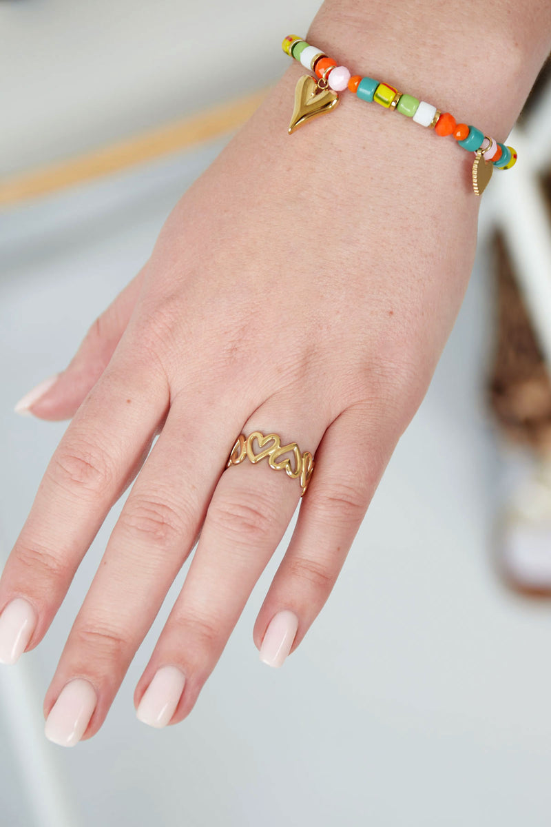 Silver Twisted Love Heart Ring Randall Co Jewellery