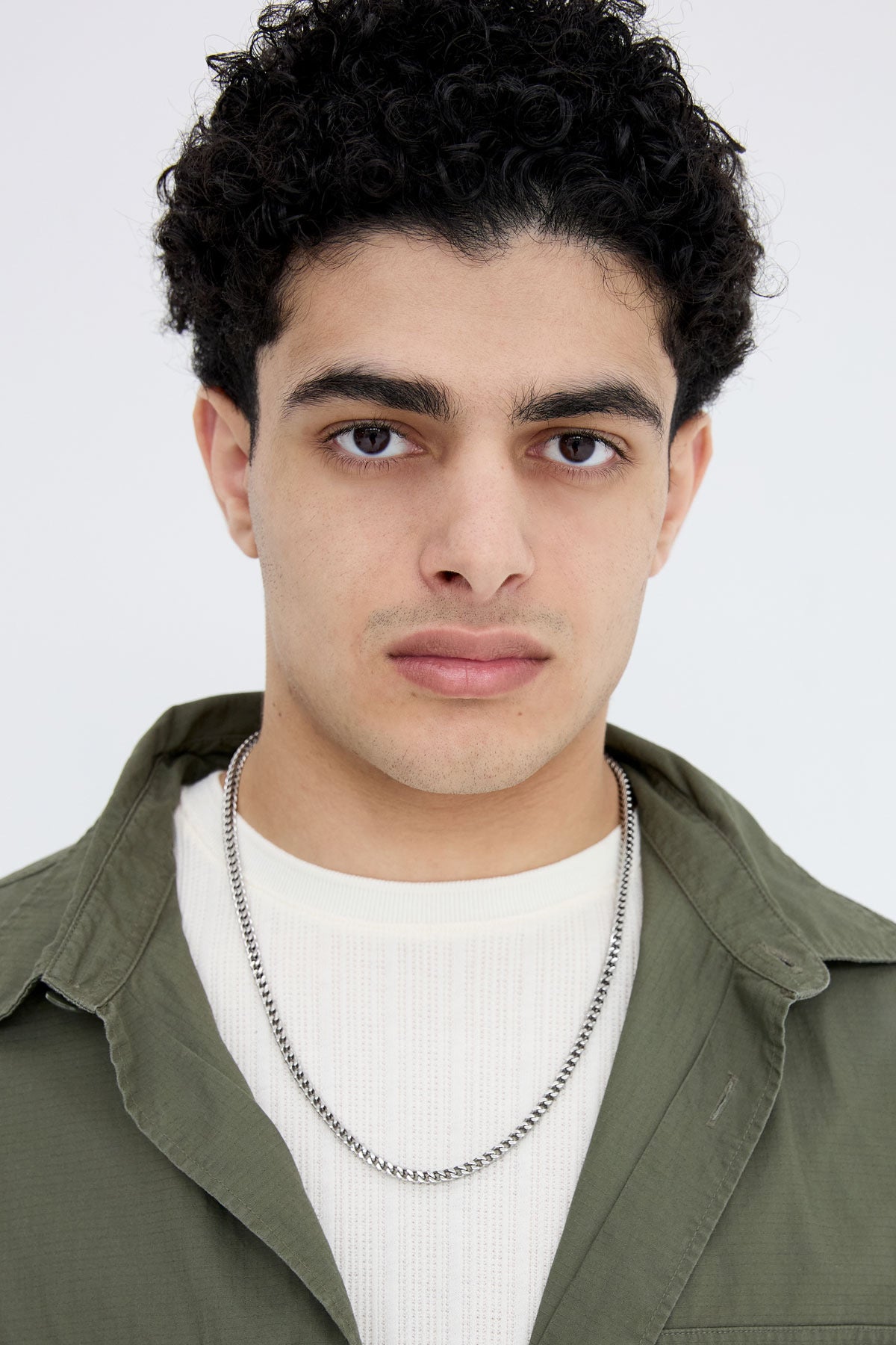 Silver Mens Chain Necklace
