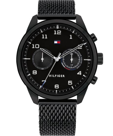 Tommy Hilfiger Patrick Black Stainless Steel Mens Watch 1791787