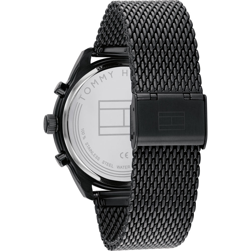 Tommy Hilfiger Patrick Black Stainless Steel Mens Watch 1791787