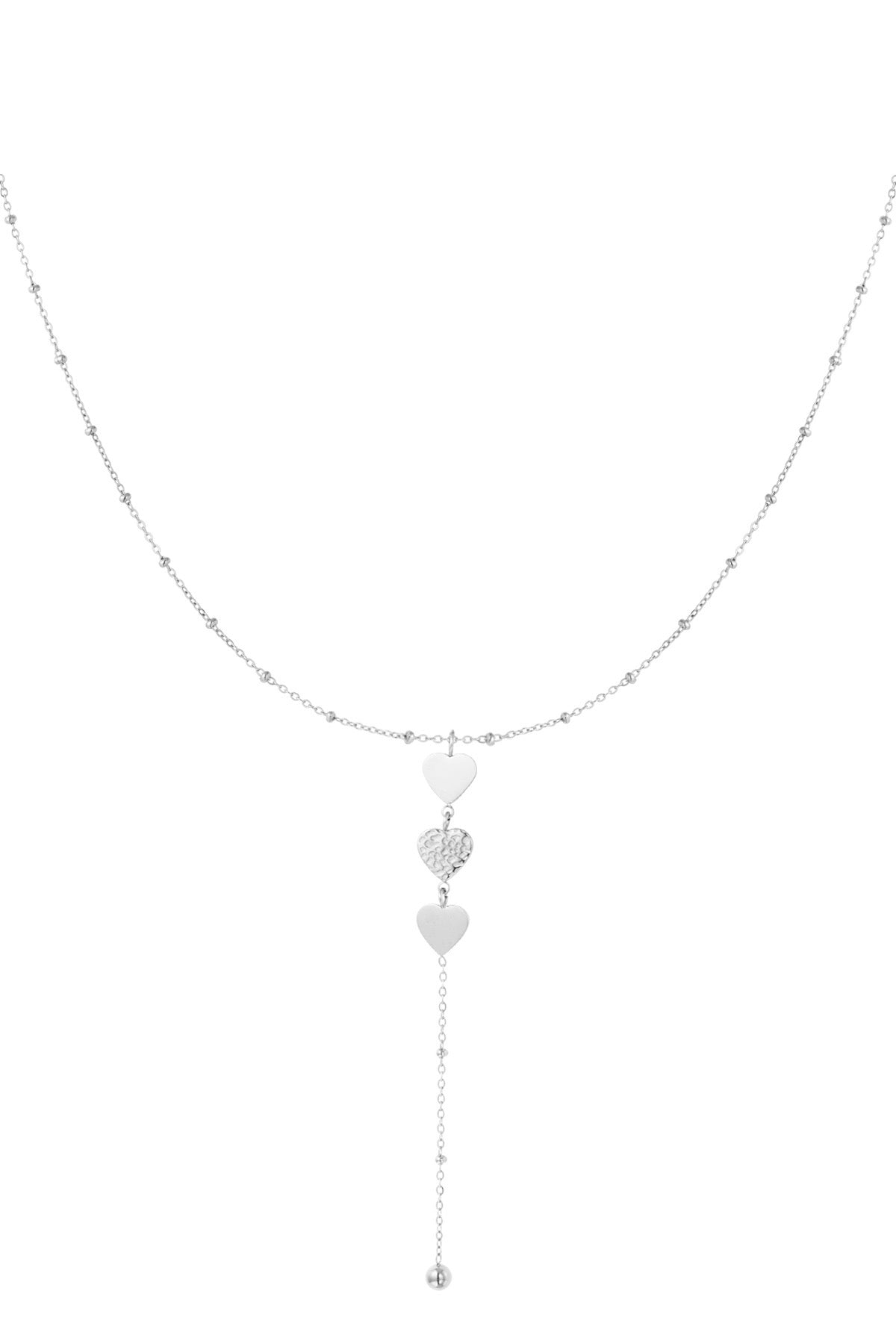 Gold Forever Yours Love Heart Necklace