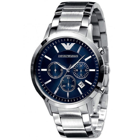 Emporio Armani Men's Renato Chronograph Watch Blue AR2448
