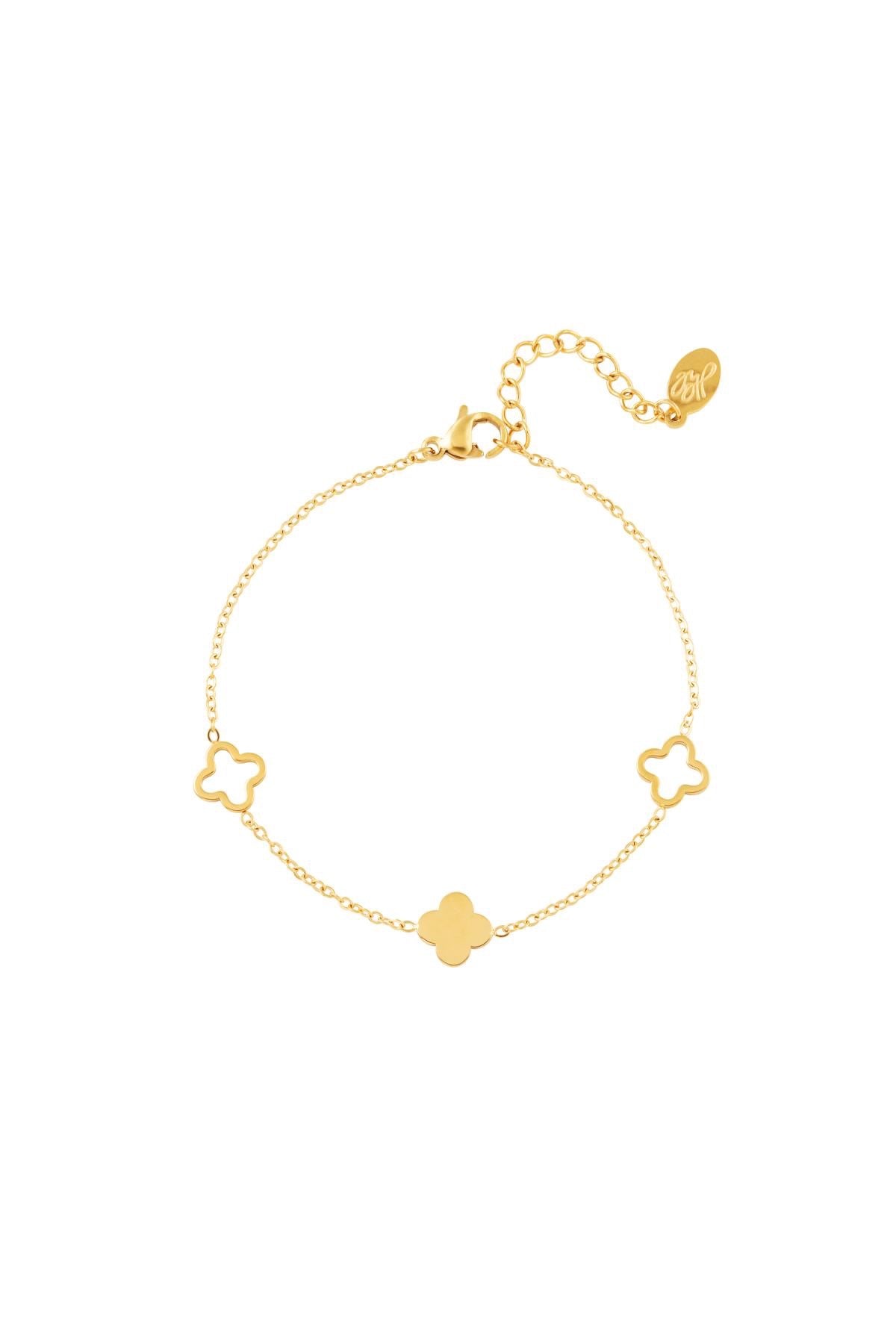 Gold Clover Bracelet