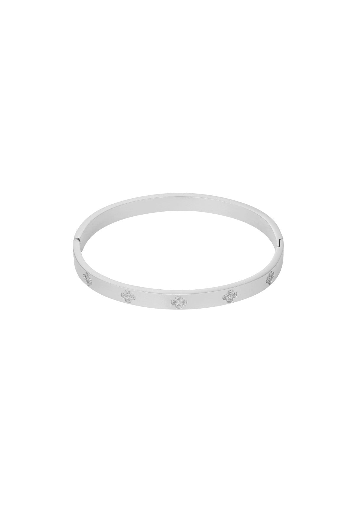 Clover and Stones Slave Bracelet