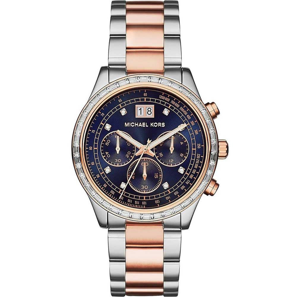 Michael Kors Brinkley Two Tone Watch MK6205