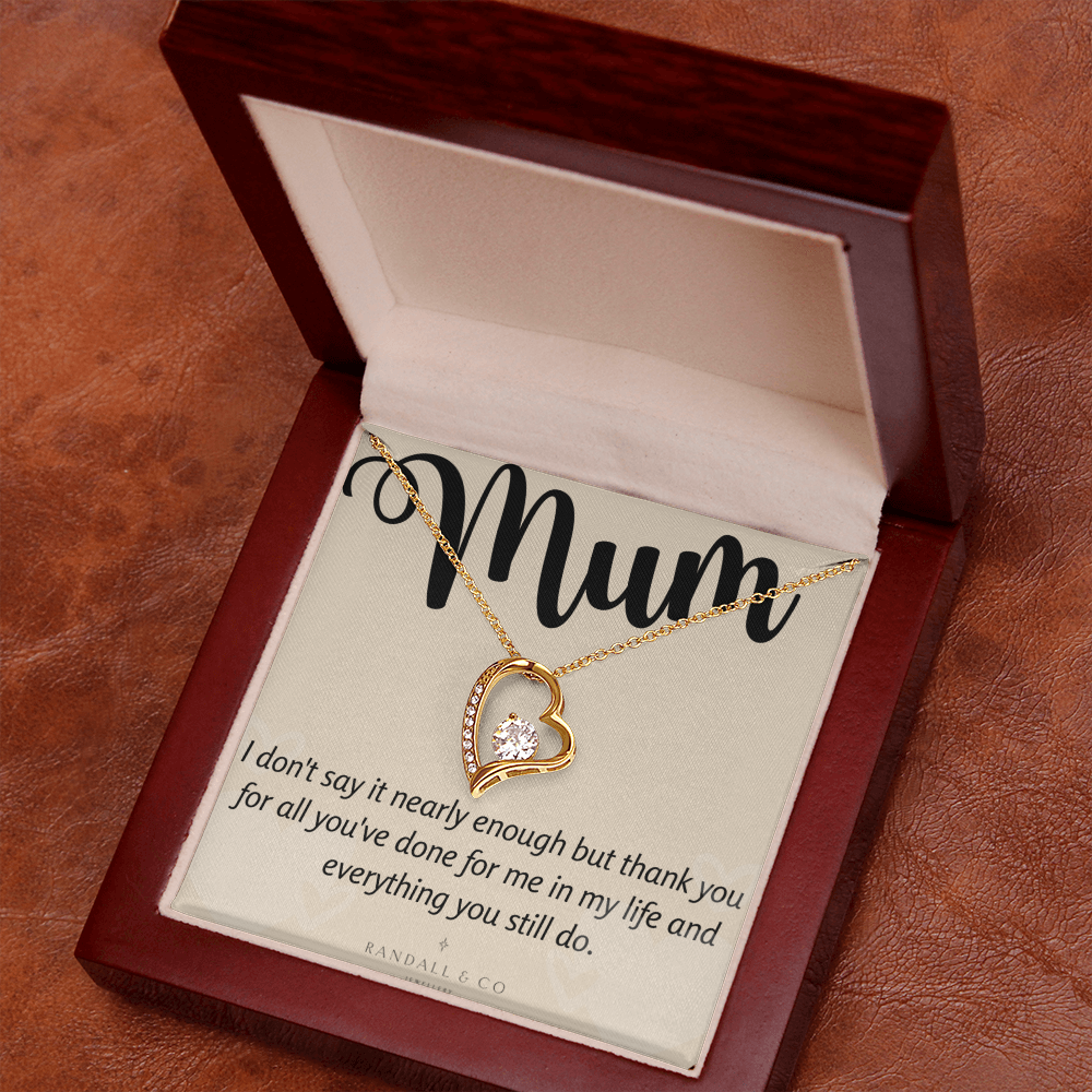Forever Love Gift for Mum Necklace