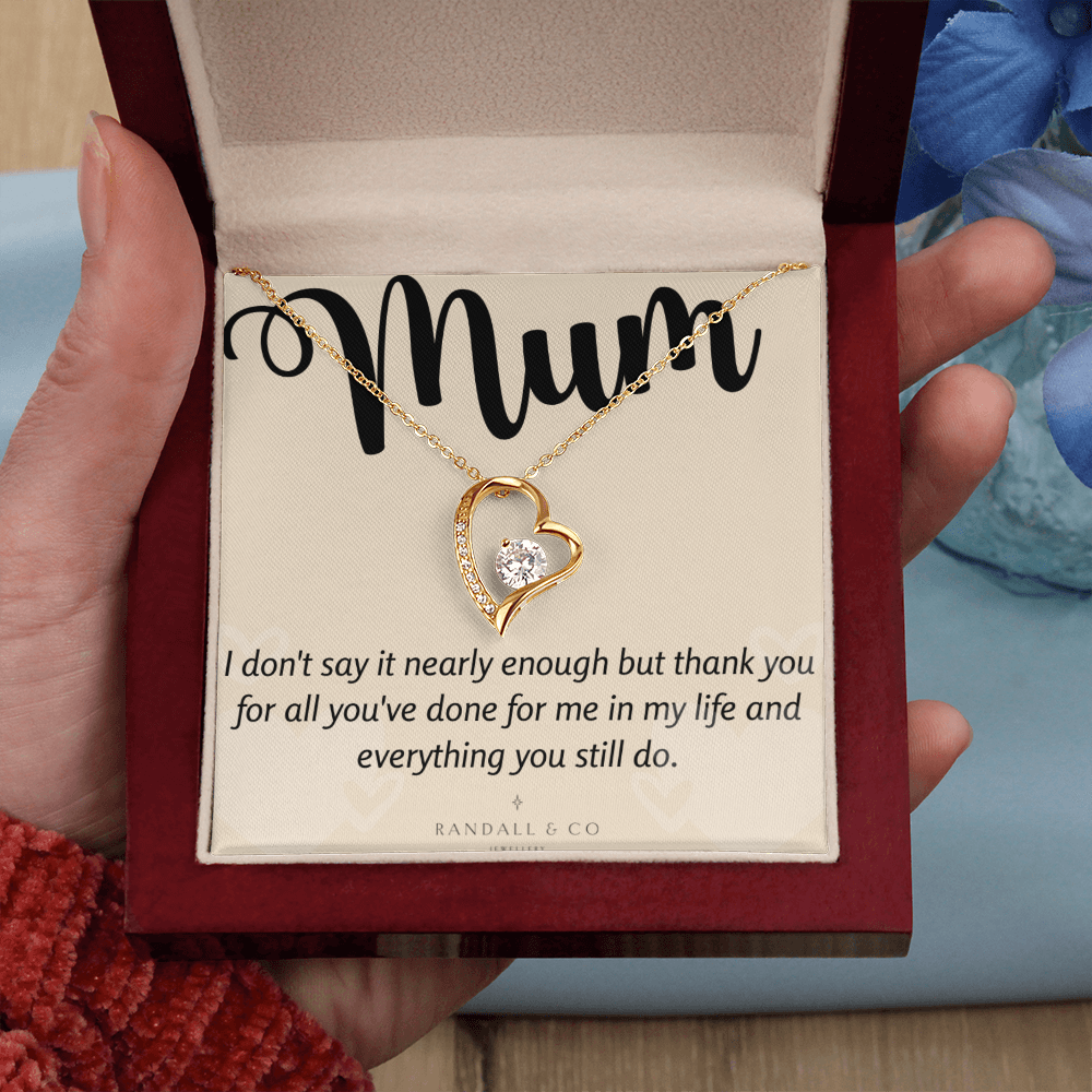 Forever Love Gift for Mum Necklace