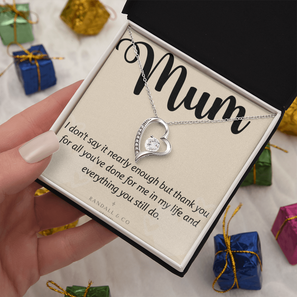 Forever Love Gift for Mum Necklace