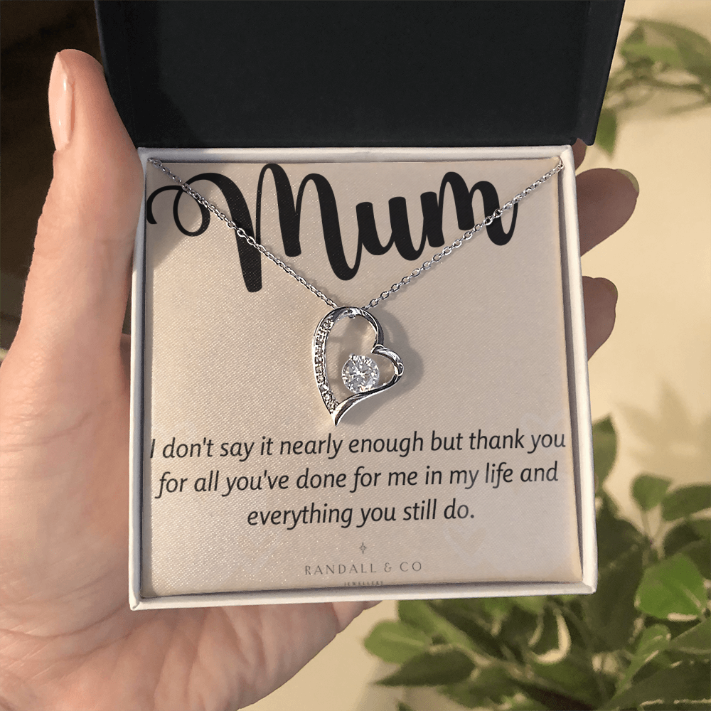 Forever Love Gift for Mum Necklace