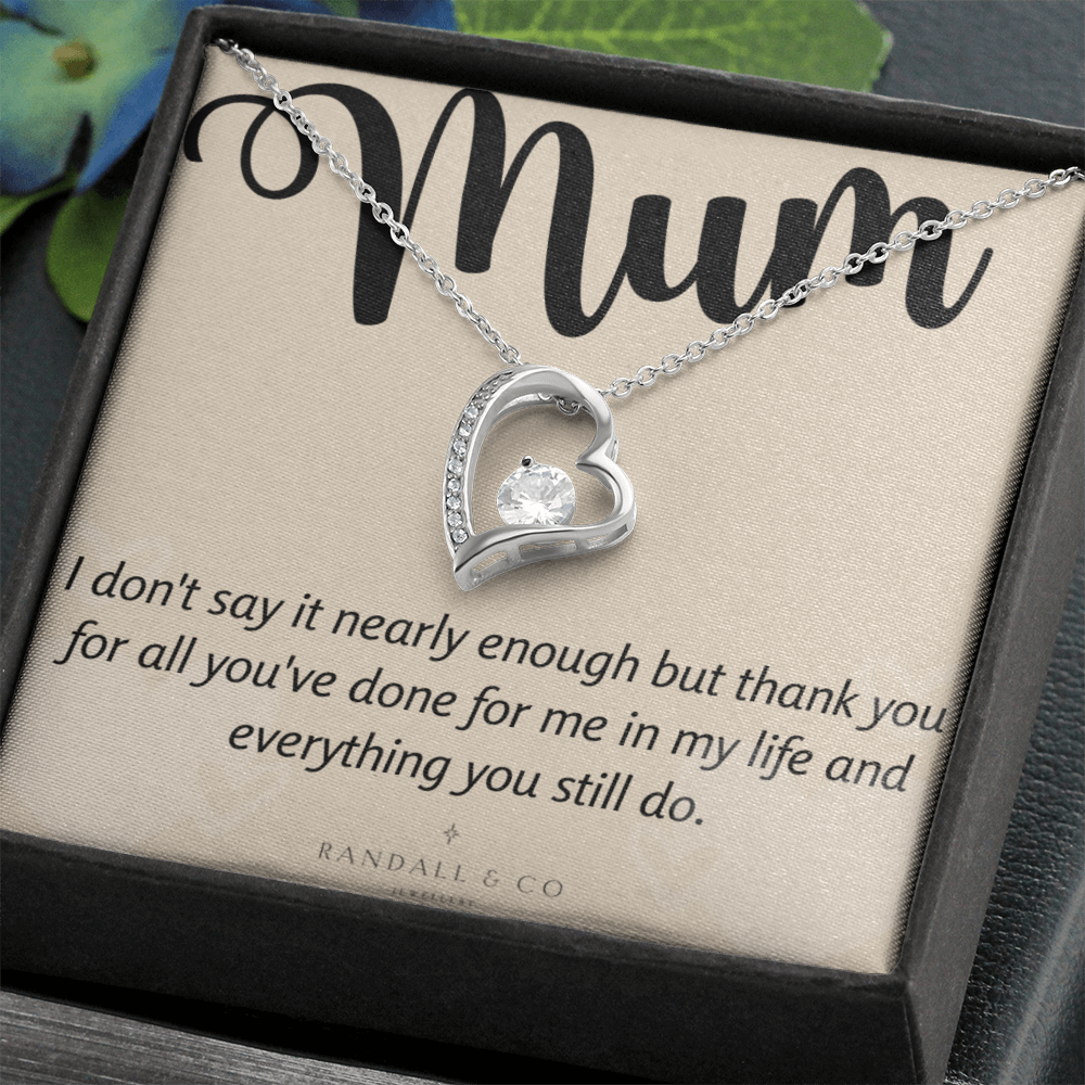 Forever Love Gift for Mum Necklace
