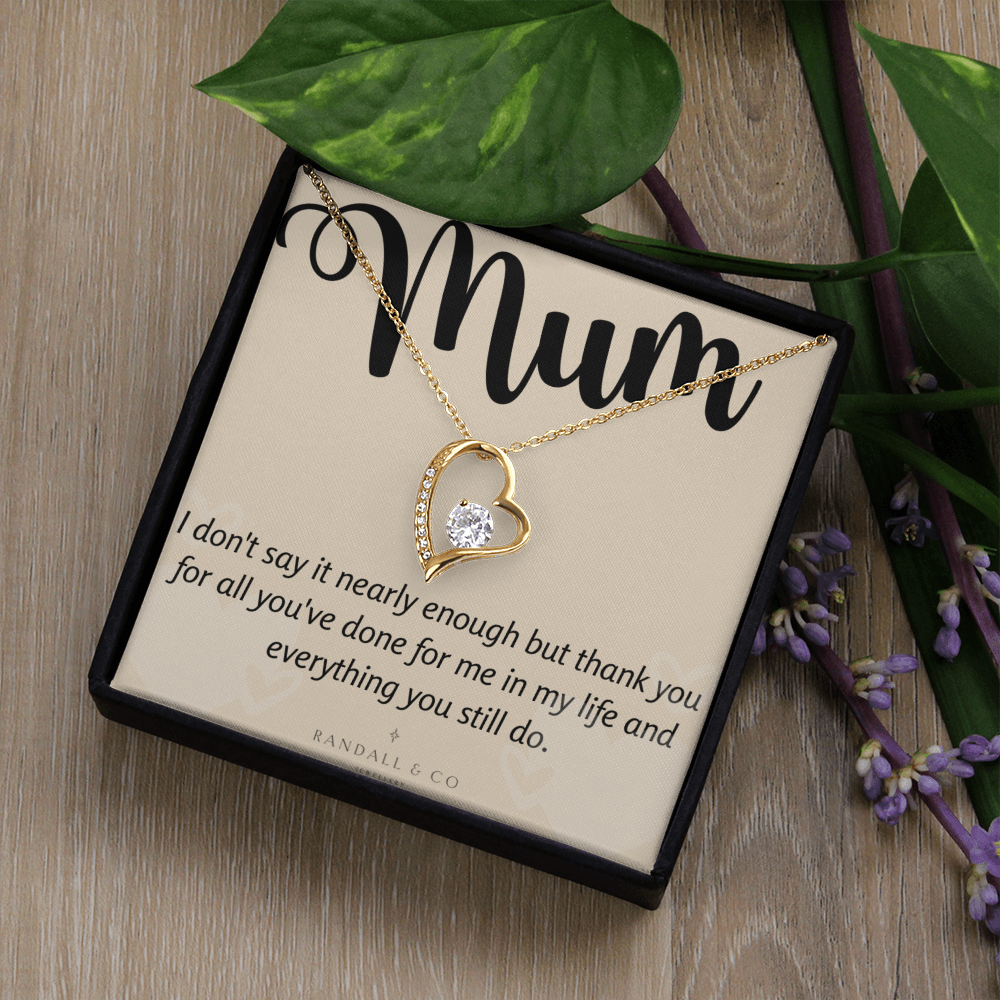 Forever Love Gift for Mum Necklace