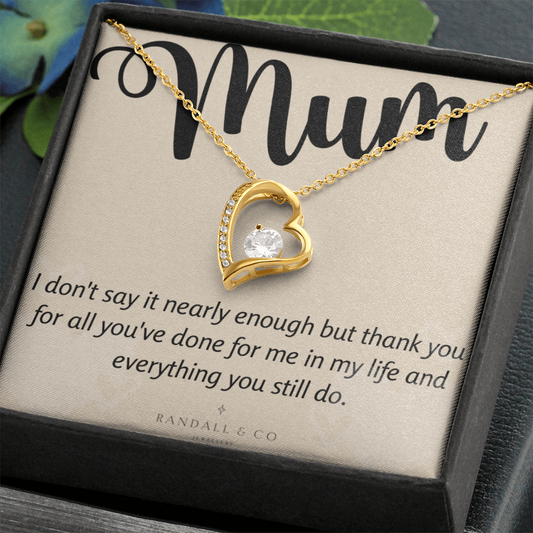Forever Love Gift for Mum Necklace