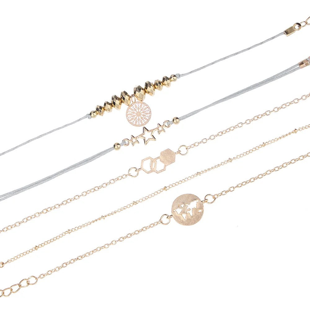 World Of Stars Boho Stacking Bracelet Set