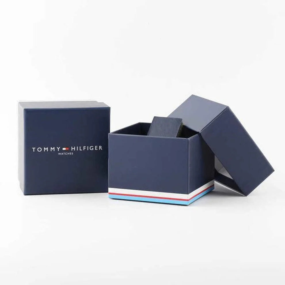 Tommy Hilfiger Alden Men's Black Leather Watch 1791310