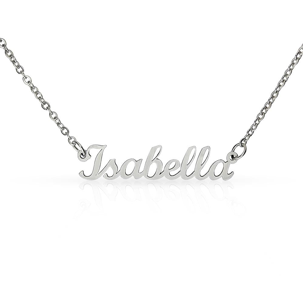 Personalised Silver Name Necklace