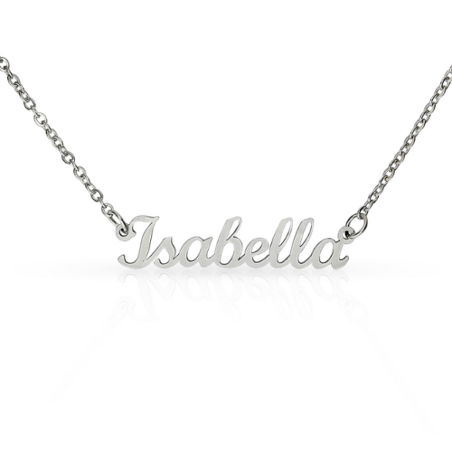 Personalised Silver Name Necklace