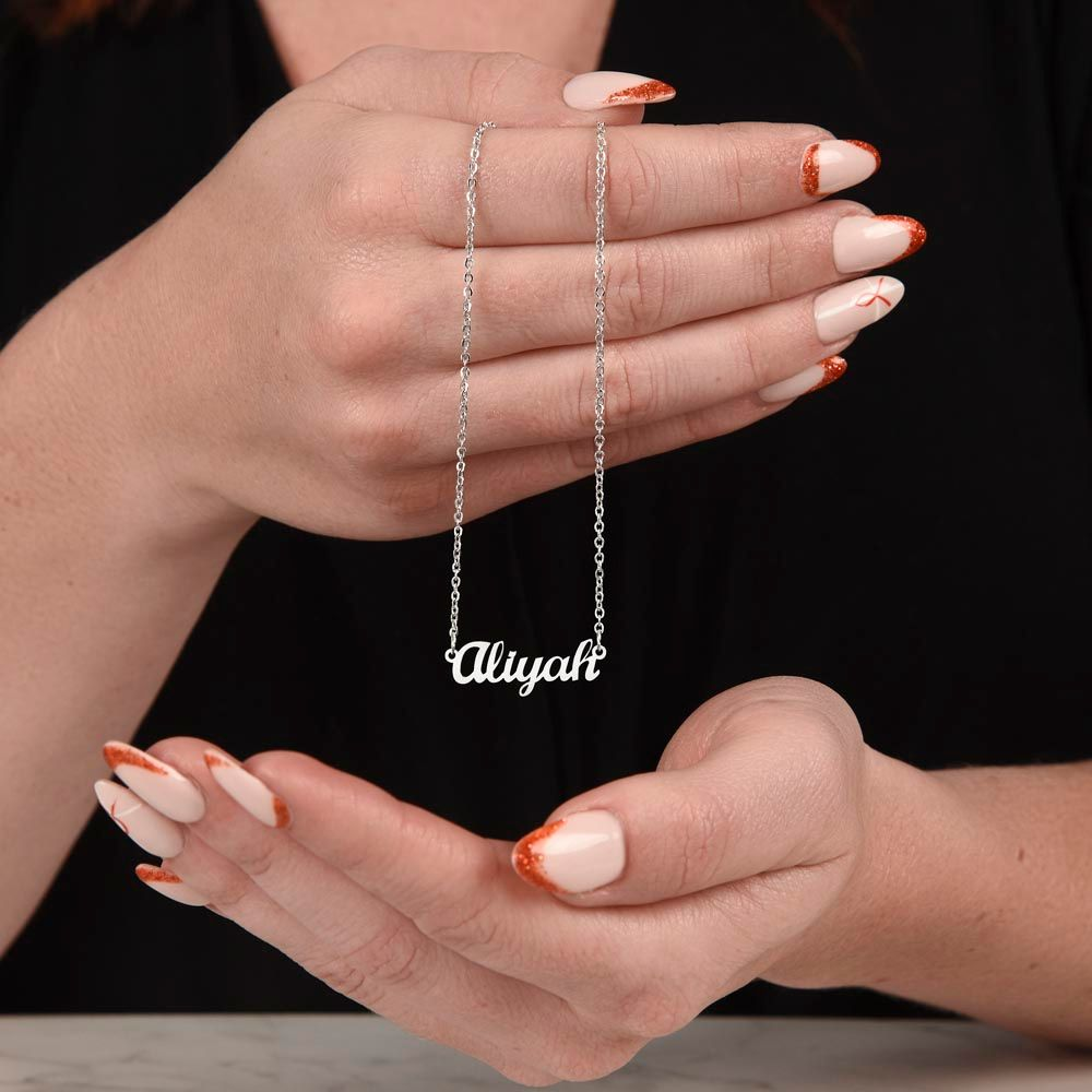 Personalised Silver Name Necklace