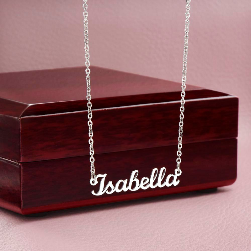 Personalised Silver Name Necklace