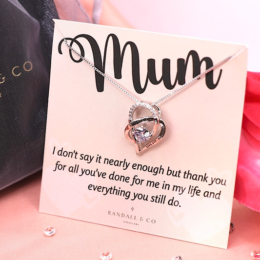 Thank You Mum - I Love You To The Moon and Back Necklace