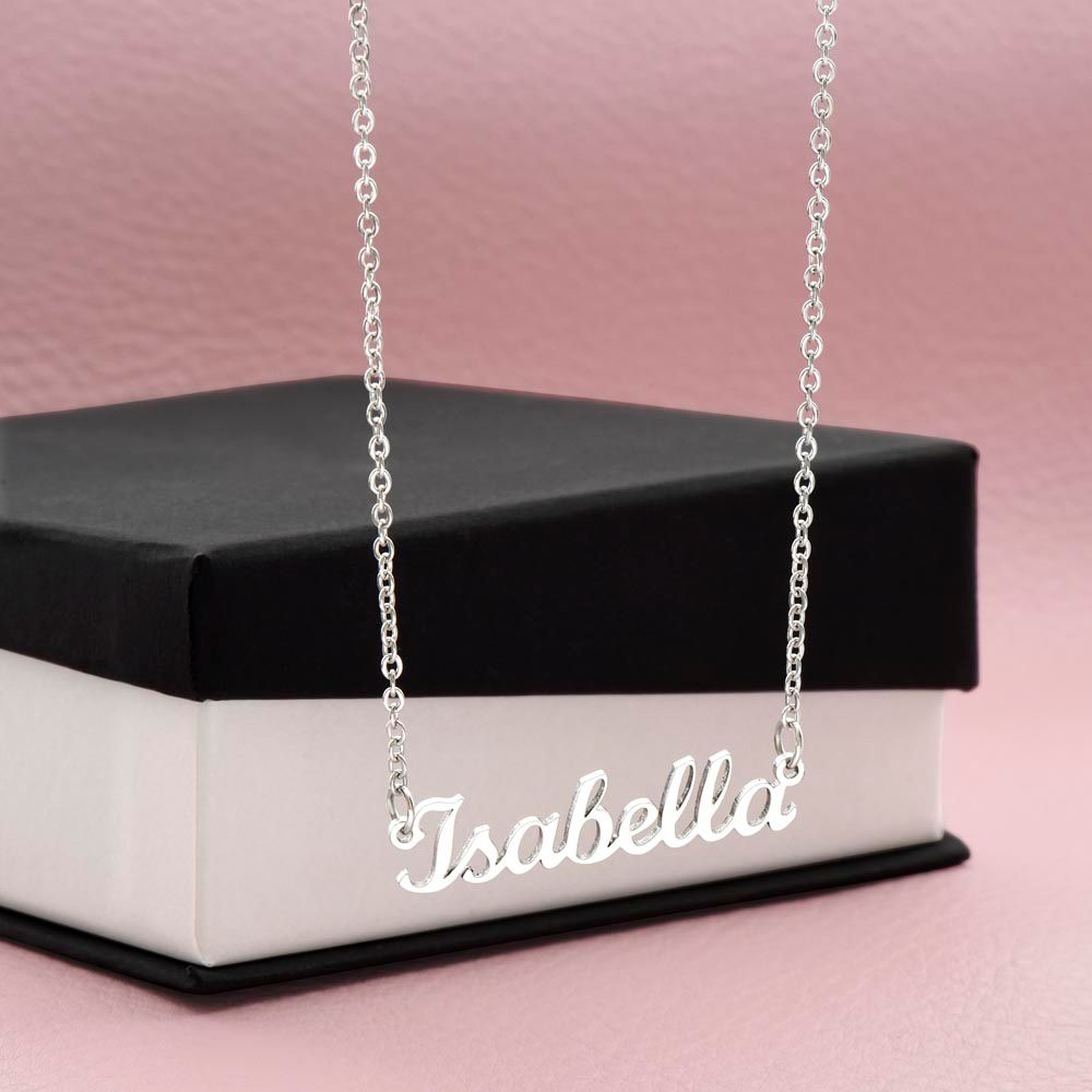 Personalised Silver Name Necklace
