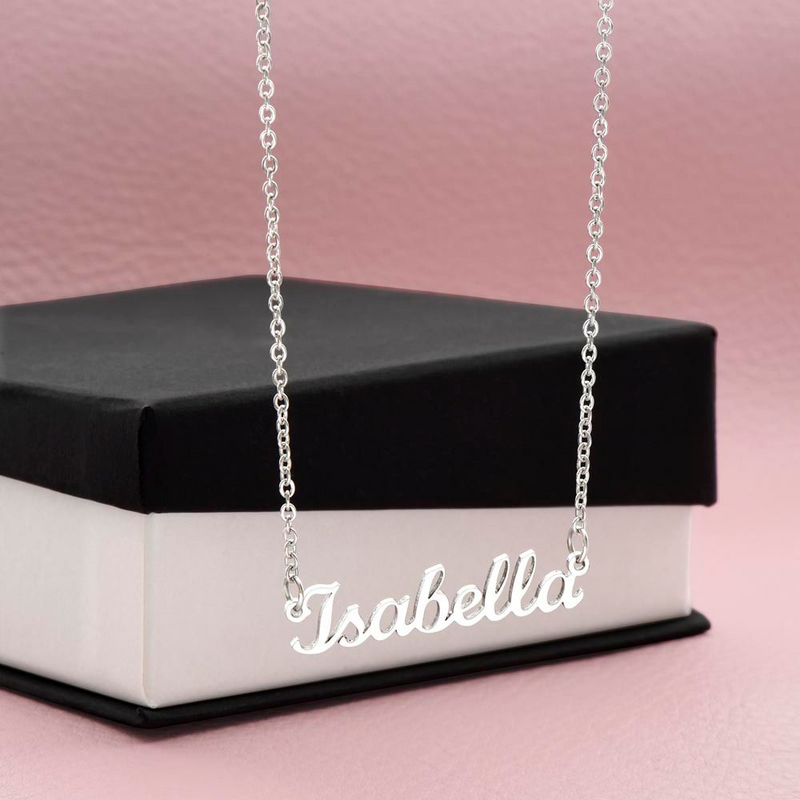 Personalised Silver Name Necklace