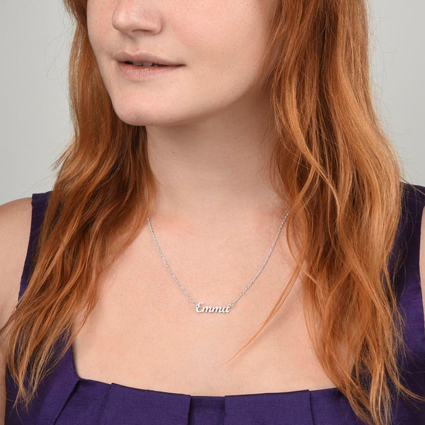 Personalised Silver Name Necklace