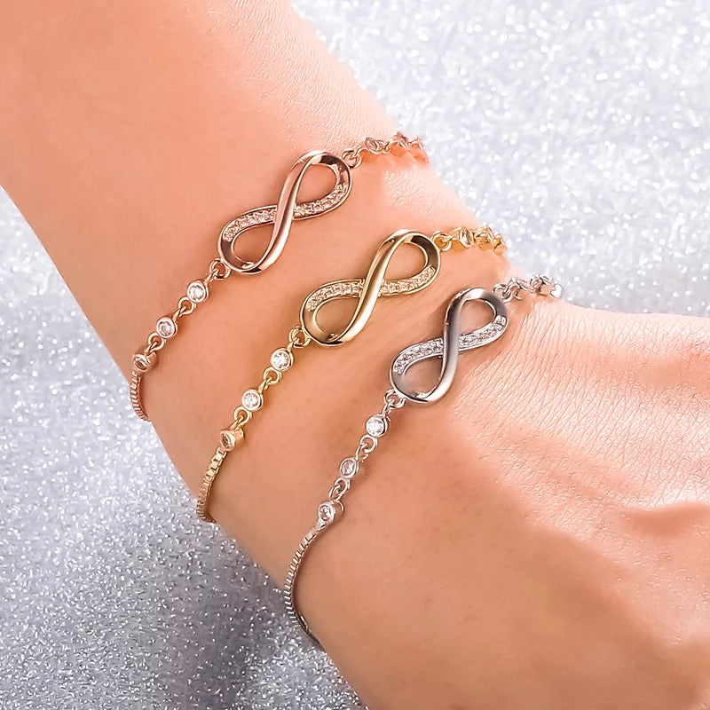 Endless Love Infinity Chain Bracelet