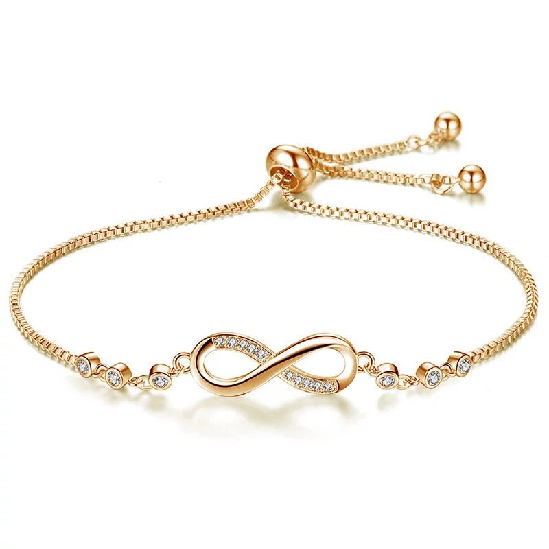 Endless Love Infinity Chain Bracelet