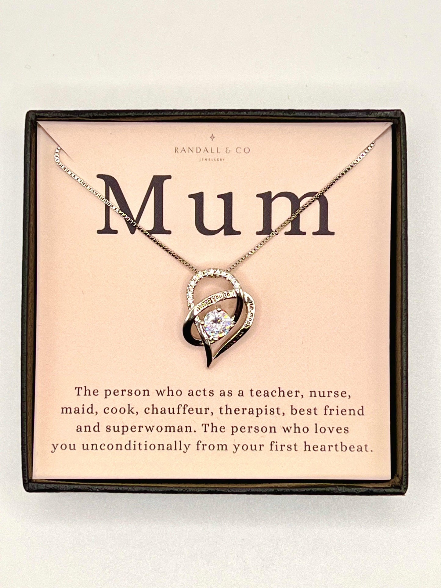 Mum - I Love You To The Moon and Back Necklace