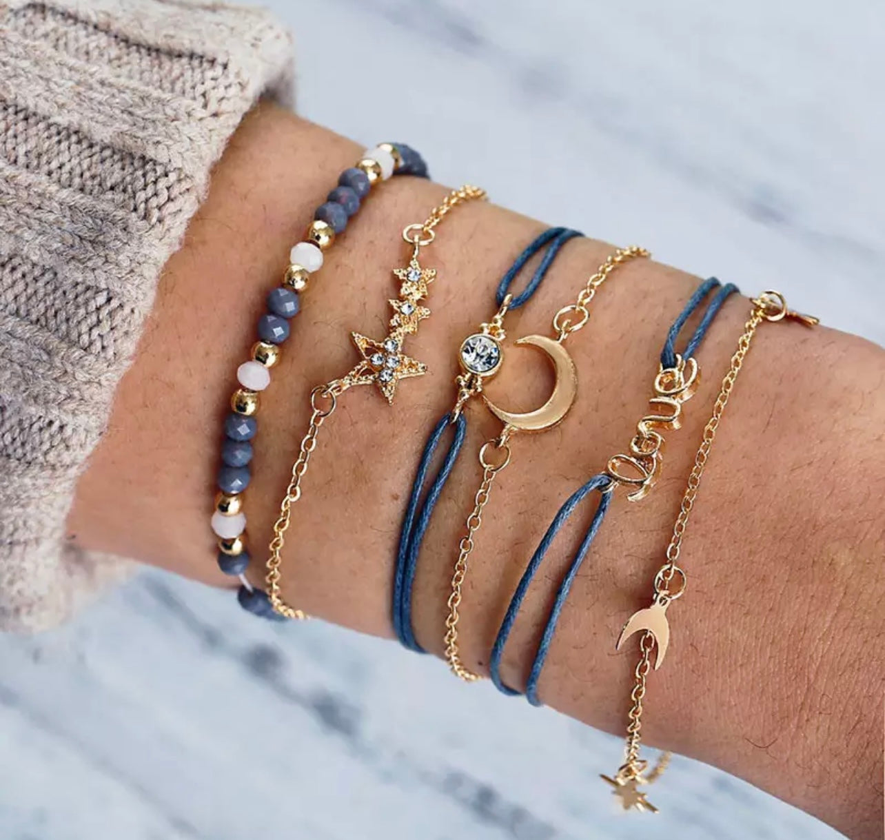 Boho Stacking Bracelet Sets